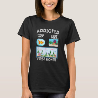 Fishkeeper Fish Addicted Aquarist  Aquarium Hobbyi T-Shirt