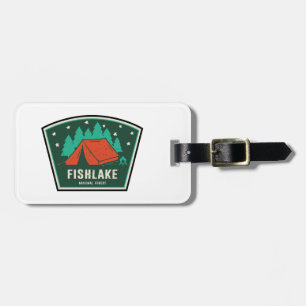 Fishlake National Forest Camping Luggage Tag