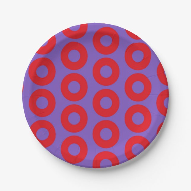Fishman Doughnut Paper Plates (Front)