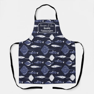 Fishmonger Seafood Fish Market Customised Apron