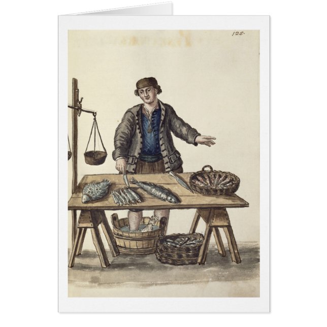 Fishmonger, Venetian (manuscript) (Front)