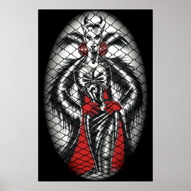Fishnet Vamp Poster (Front)