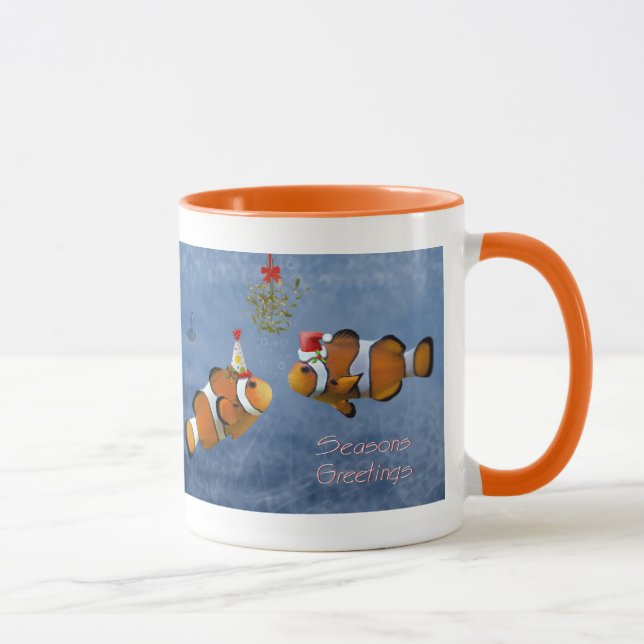 Fishy Christmas Mug (Right)