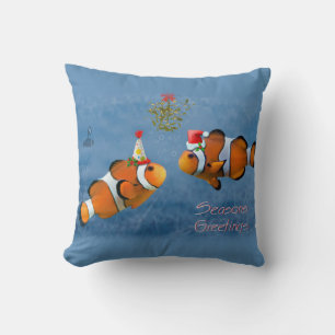 Fishy Christmas Pillow