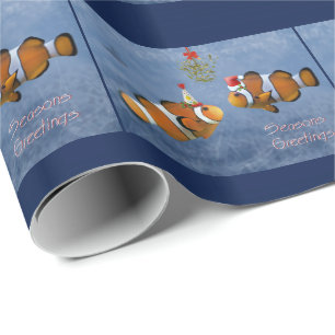 Fishy Christmas Wrapping Paper  - Christmas
