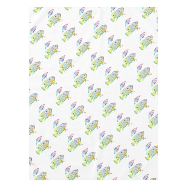 Fishy Fish with Umbrella Tablecloth (Front)