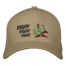 FISHY FISHY FISHY Embroidered Hat