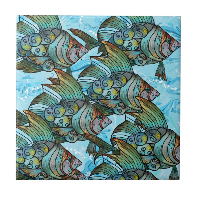 Fishy Fishy Tile (Front)