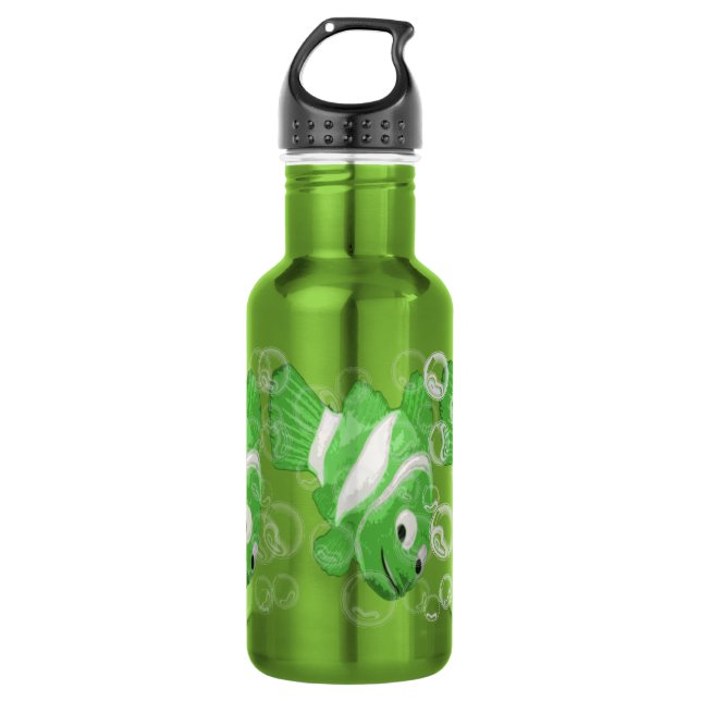 FiShY (green) 532 Ml Water Bottle (Front)