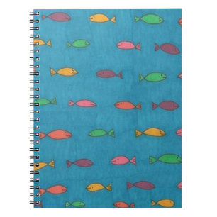 Fishy Pattern Notebook