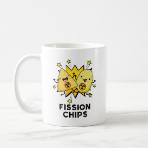 Fission Chips Funny Physics Food Pun  Coffee Mug