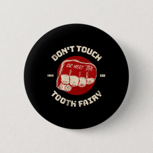 Fist Boxing Kickboxing Free Fighting Mma Martial A 2 Inch Round Button