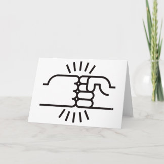Fist Bumps Ahead! Card