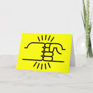 Fist Bumps Ahead! Card