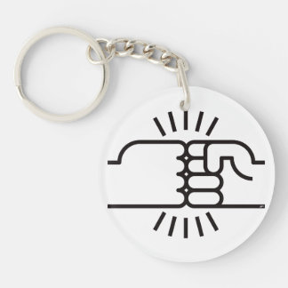 Fist Bumps Ahead! Keychain