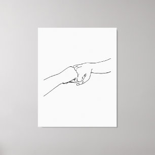 Fist Bumps, High-Fives & Jazz Hands Canvas Print