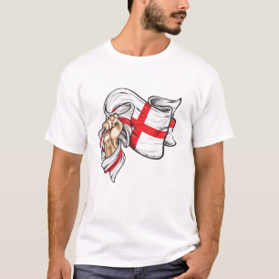 Fist holding national flag of England T-Shirt