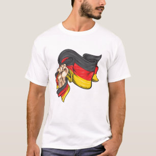 Fist holding national flag of Germany T-Shirt