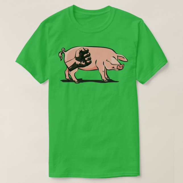 Fist pig 1  T-Shirt (Design Front)