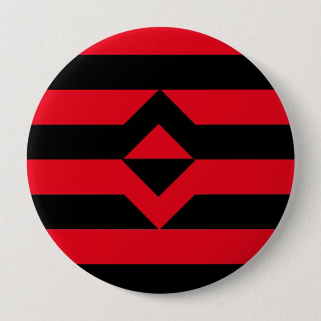 FIST PRIDE 4 INCH ROUND BUTTON (Front)