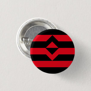 Fist Pride Flag 1 Inch Round Button
