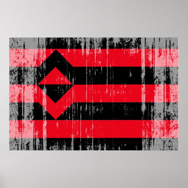 FIST PRIDE FLAG POSTER (Front)