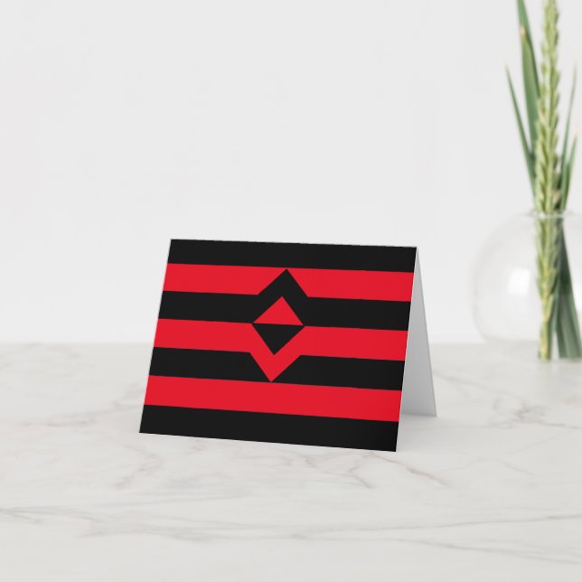 Fist Pride Flag Thank You Card (Front)