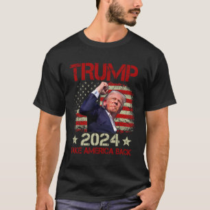 Fist Pump Shot At Trump 2024 Trump Survives Rally  T-Shirt