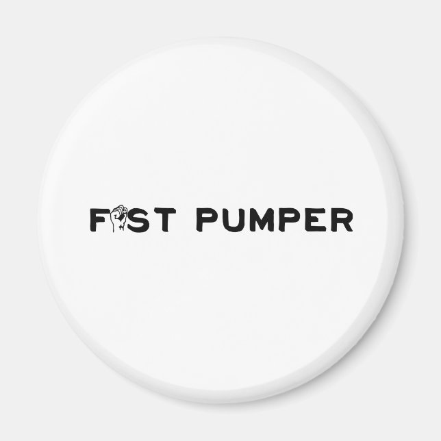 Fist Pumper Magnet (Front)