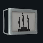 Fist Rectangular Belt Buckle<br><div class="desc">Introspect Art.</div>