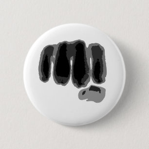 Fist respect 2 inch round button