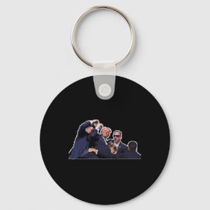 Fist Up Survival Merch Premium Scoop Keychain