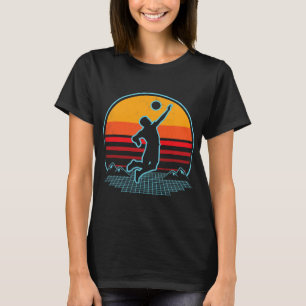 Fistball sports Retro Sunset aesthetic graphic dra T-Shirt