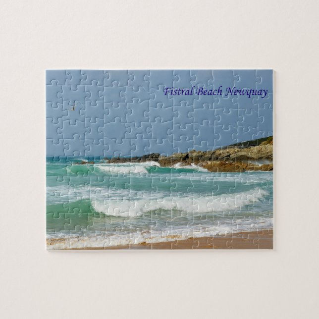 Fistral Beach Newquay Cornwall England Jigsaw Puzzle (Horizontal)