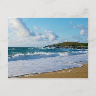 Fistral Beach Newquay Cornwall England Postcard