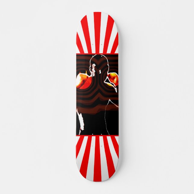 fists of fire. skateboard (Front)