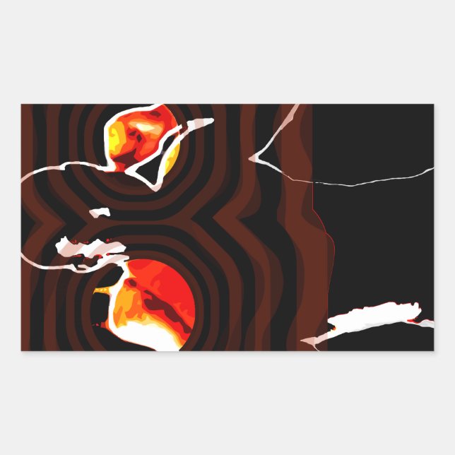 fists of fire. sticker (Front)