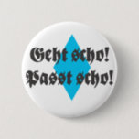 Fit already, go already 2 inch round button<br><div class="desc">everything goes!</div>