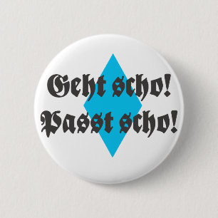 Fit already, go already 2 inch round button