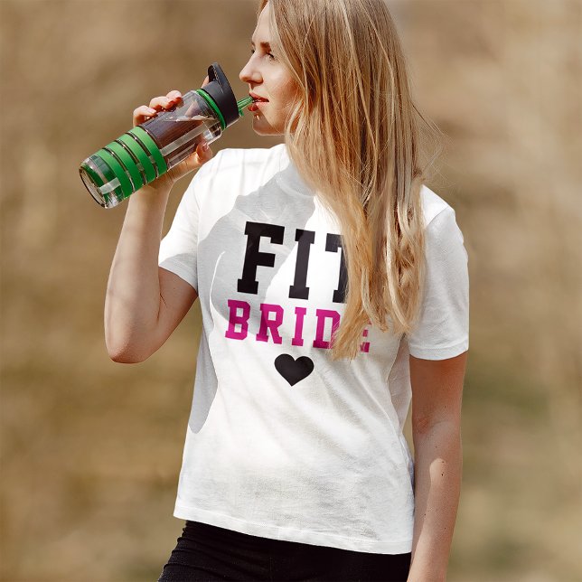 Fit Bride Pink Future Mrs. T-Shirt (Creator Uploaded)