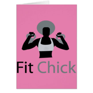 Fit Chick with Afro holding kettlebells