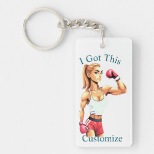 Fit Female Boxer Thunder_Cove Keychain