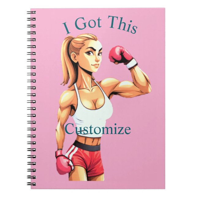 Fit Female Boxer Thunder_Cove Notebook (Front)