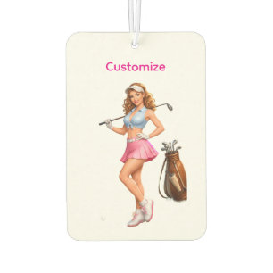 Fit Female Golfer Thunder_Cove Air Freshener