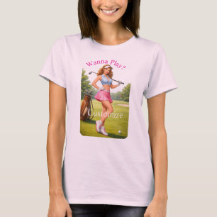 Fit Female Golfer Thunder_Cove T-Shirt