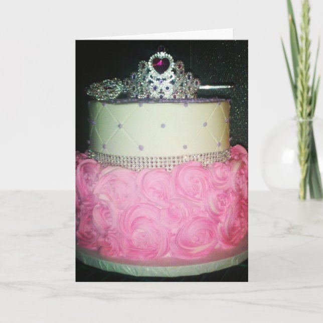 "Fit for a Princess" Birthday Card (Front)