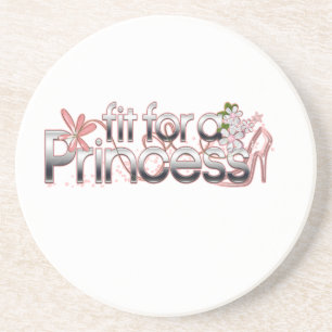 Fit for a Princess Girl Glass Slipper Coaster
