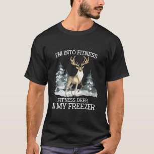 Fit Ness Season Funny Deer in My Freezer Tee Long 