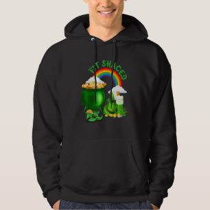 Fit Shaced Irish C St Patrick's Day Green Shamroc Hoodie