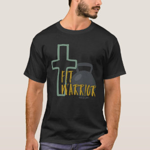 Fit Warrior Christian Faith Inspirational Workout T-Shirt